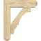 Ekena Millwork Balboa Craftsman Rough Sawn Bracket w/ Offset Brace, Douglas Fir, 6"W x 20"D x 24"H BKT0604X20X24BOA04RDF - alternate 3